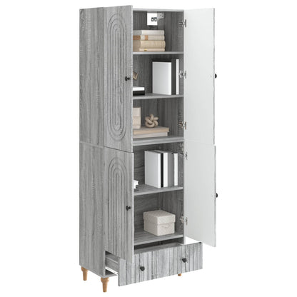 vidaXL Cabinet Set 2 pcs 66 x 34.5 x 95 cm Engineered Wood