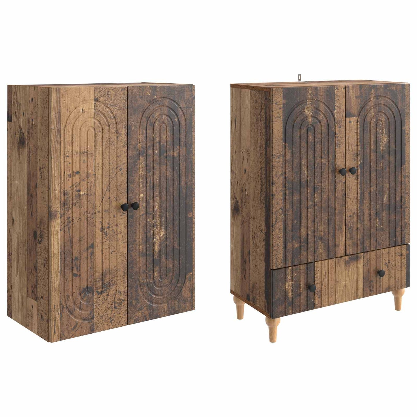 vidaXL Cabinet Set 2 pcs Engineered Wood