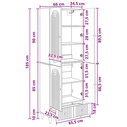 vidaXL Cabinet Set 2 pcs Engineered Wood