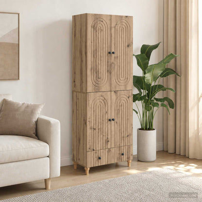 vidaXL Cabinet Set 2 pcs Engineered Wood