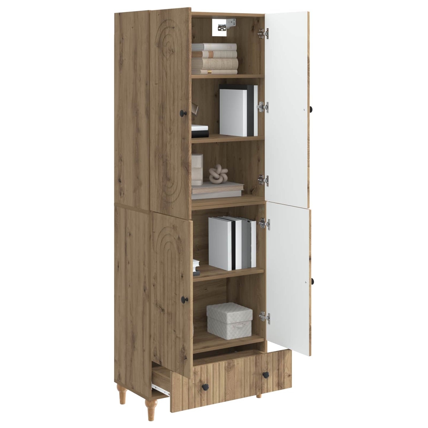 vidaXL Cabinet Set 2 pcs Engineered Wood