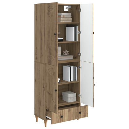 vidaXL Cabinet Set 2 pcs Engineered Wood