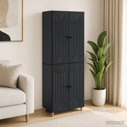 vidaXL Cabinet Set 2 pcs Engineered Wood