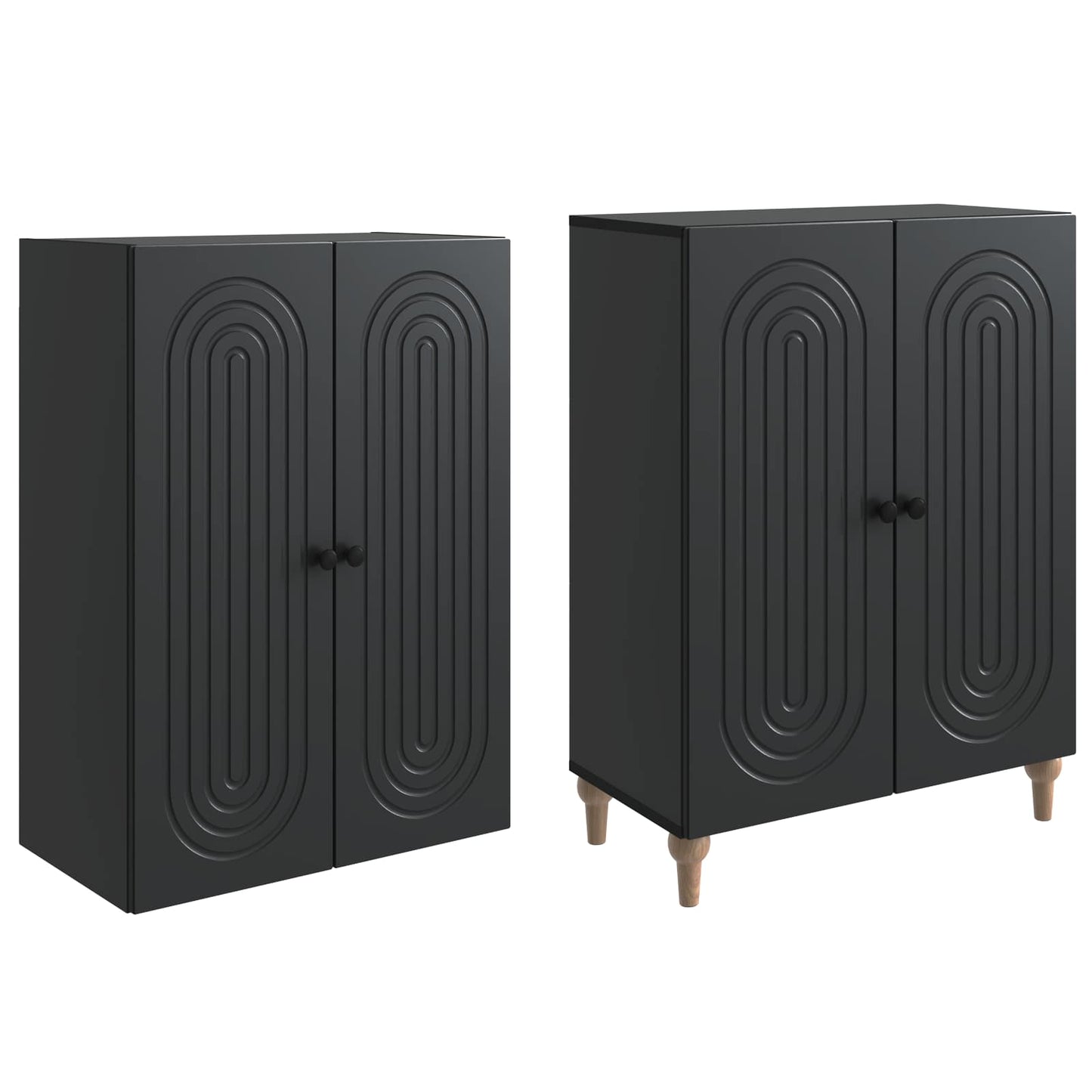 vidaXL Cabinet Set 2 pcs 66 x 34.5 x 90 cm Engineered Wood