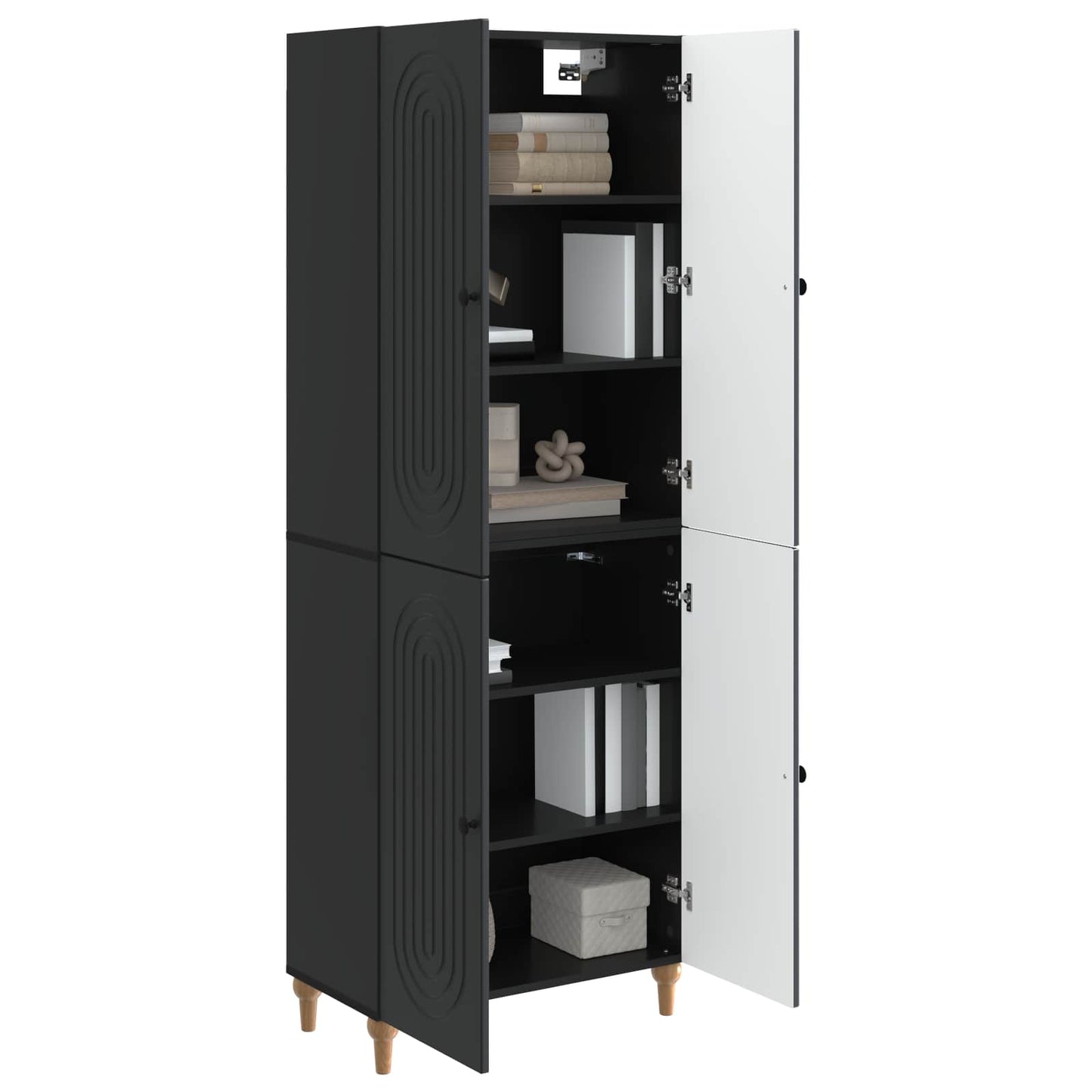 vidaXL Cabinet Set 2 pcs 66 x 34.5 x 90 cm Engineered Wood