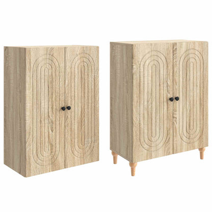 vidaXL Cabinet Set 2 pcs 66 x 34.5 x 90 cm Engineered Wood