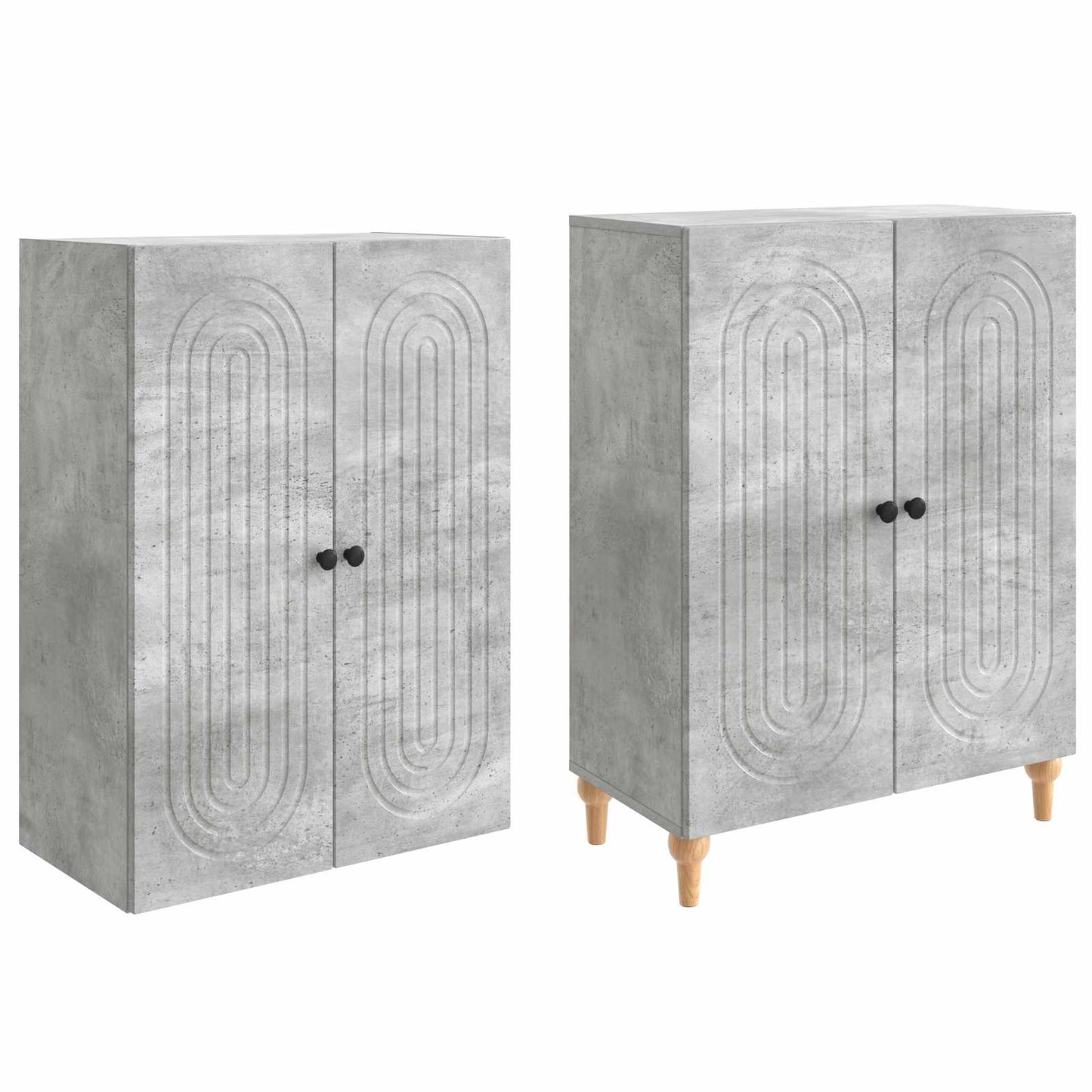 vidaXL Cabinet Set 2 pcs 66 x 34.5 x 90 cm Engineered Wood