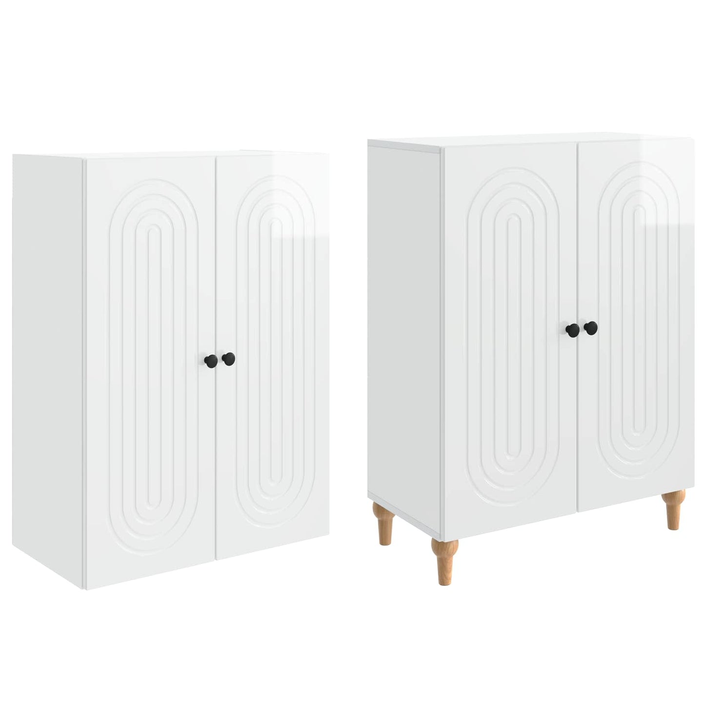 vidaXL Cabinet Set 2 pcs Engineered Wood