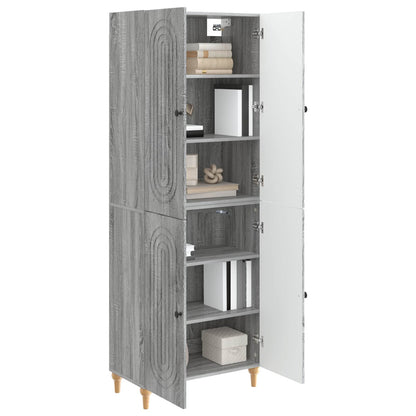 vidaXL Cabinet Set 2 pcs 66 x 34.5 x 90 cm Engineered Wood