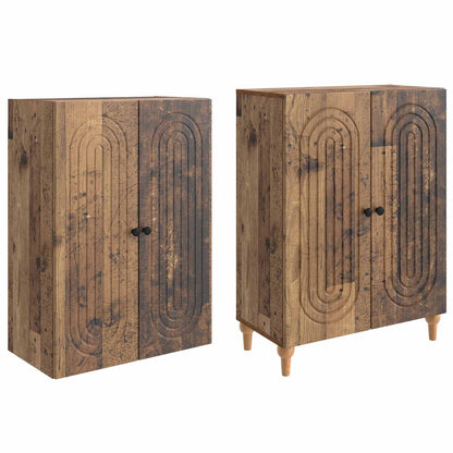 vidaXL Cabinet Set 2 pcs Engineered Wood