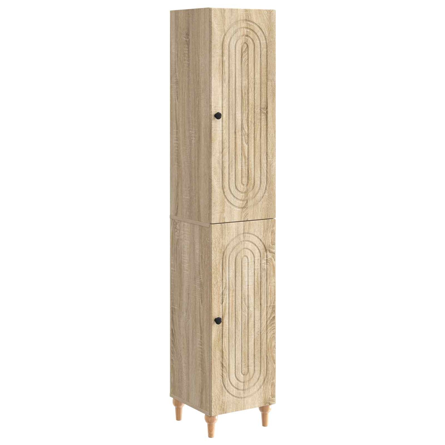 vidaXL Cabinet Set 2 pcs Sonoma Oak Engineered Wood