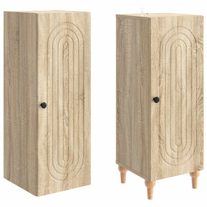 vidaXL Cabinet Set 2 pcs Sonoma Oak Engineered Wood