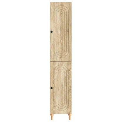 vidaXL Cabinet Set 2 pcs Sonoma Oak Engineered Wood