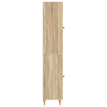 vidaXL Cabinet Set 2 pcs Sonoma Oak Engineered Wood
