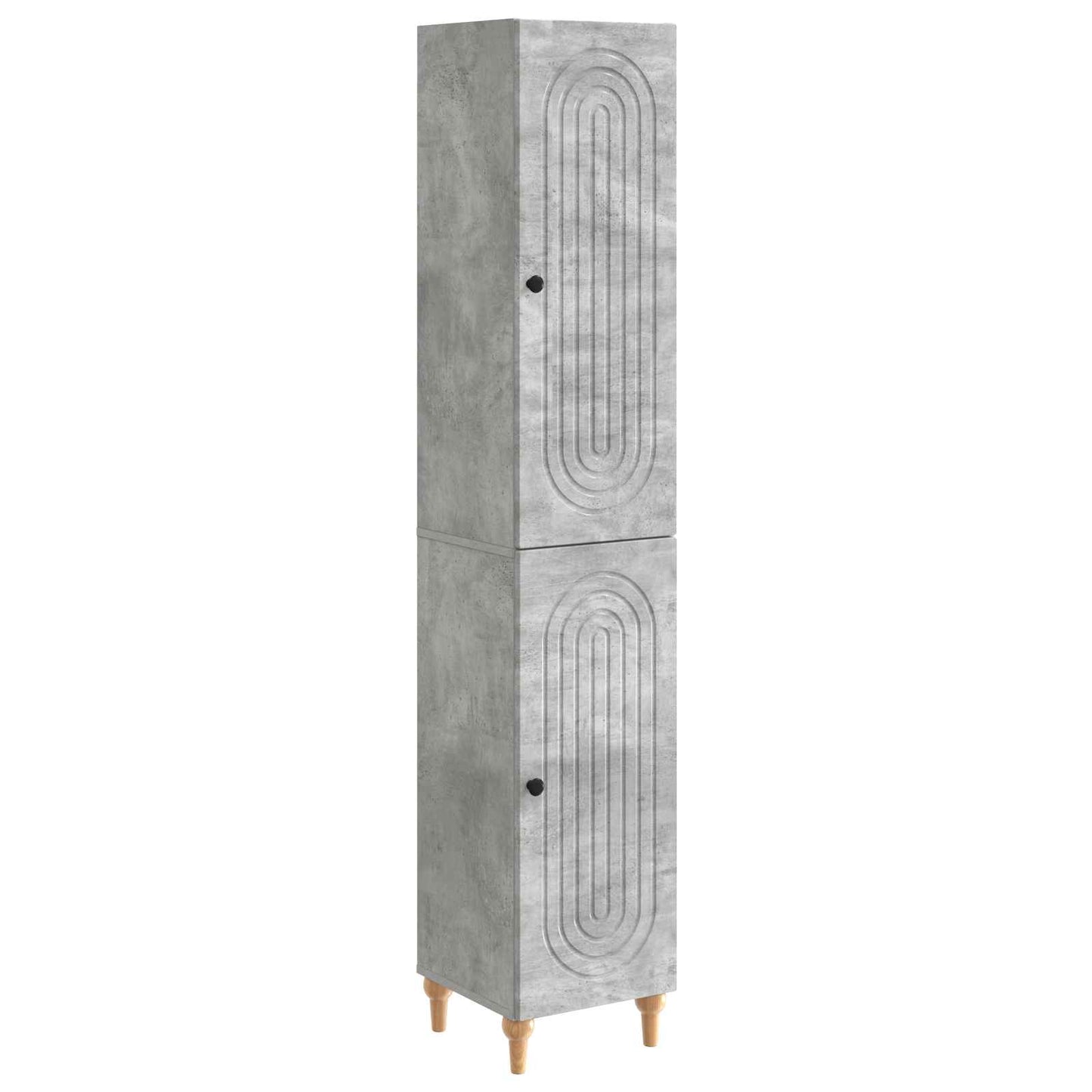 vidaXL Cabinet Set 2 pcs Concrete Grey Engineered Wood