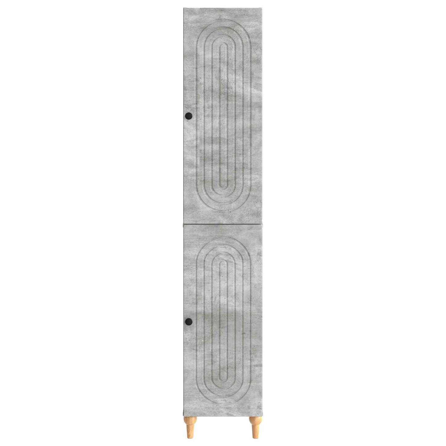 vidaXL Cabinet Set 2 pcs Concrete Grey Engineered Wood