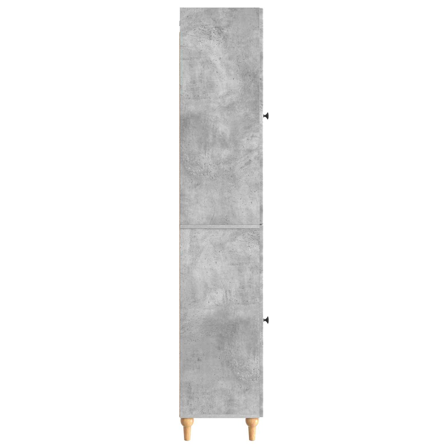 vidaXL Cabinet Set 2 pcs Concrete Grey Engineered Wood