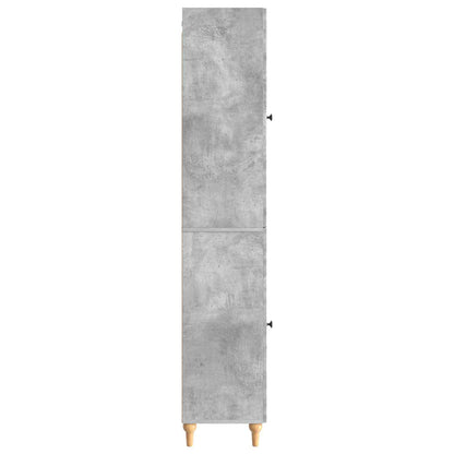 vidaXL Cabinet Set 2 pcs Concrete Grey Engineered Wood