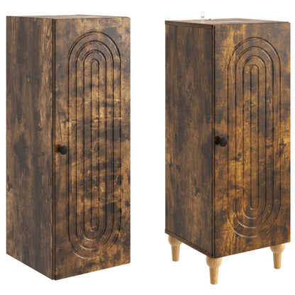 vidaXL Cabinet Set 2 pcs Smoked Oak Engineered Wood