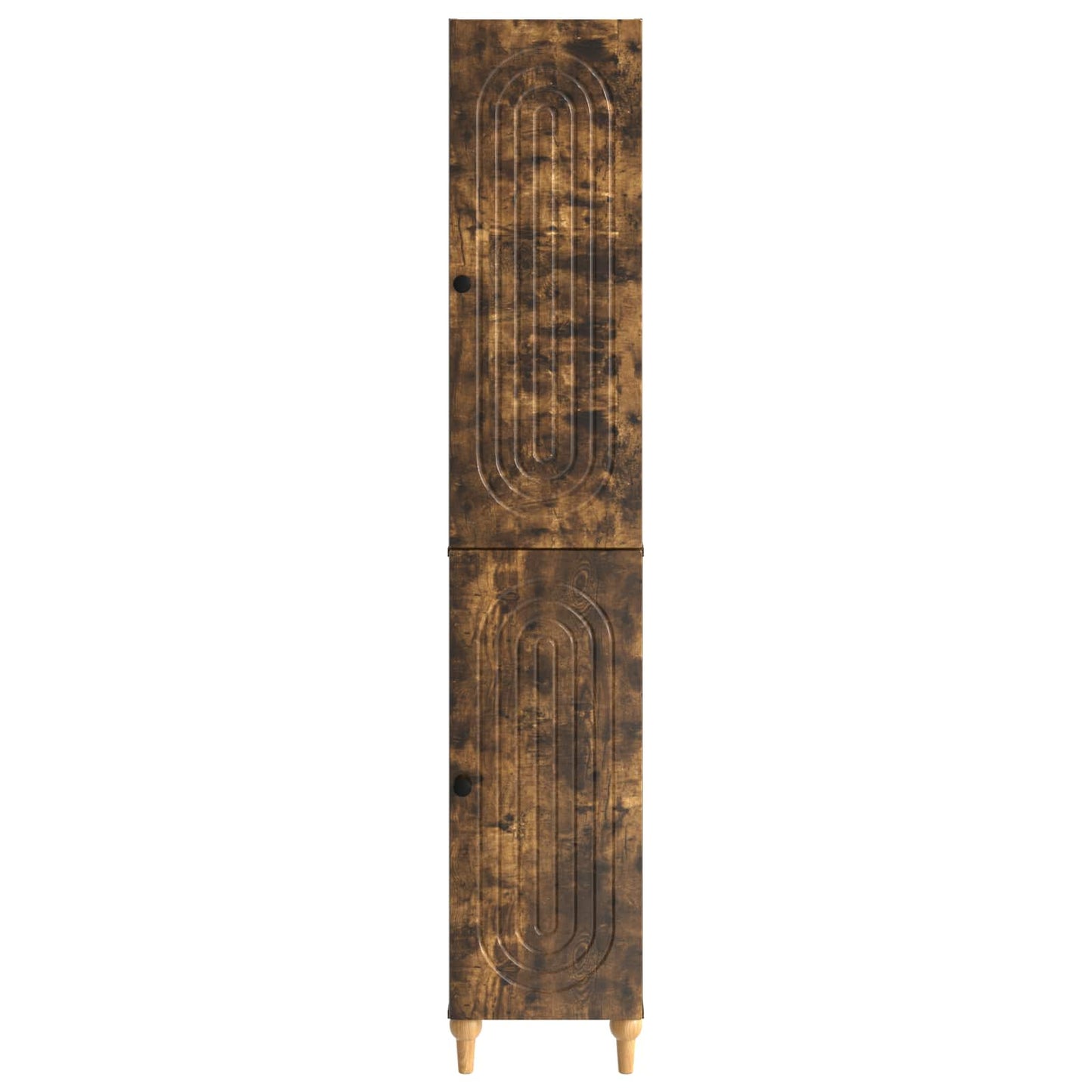 vidaXL Cabinet Set 2 pcs Smoked Oak Engineered Wood