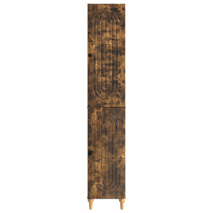 vidaXL Cabinet Set 2 pcs Smoked Oak Engineered Wood