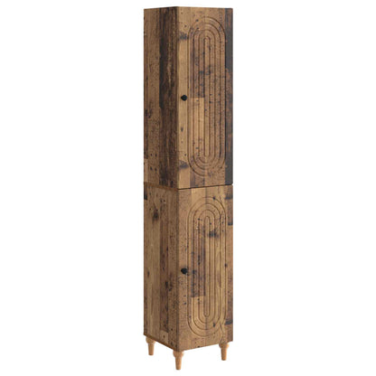 vidaXL Cabinet Set 2 pcs Old Wood Engineered Wood