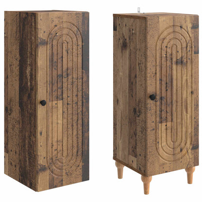 vidaXL Cabinet Set 2 pcs Old Wood Engineered Wood