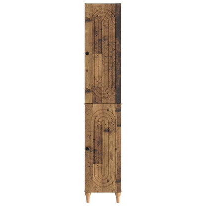vidaXL Cabinet Set 2 pcs Old Wood Engineered Wood