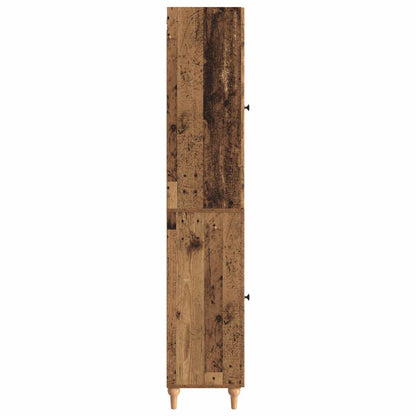 vidaXL Cabinet Set 2 pcs Old Wood Engineered Wood