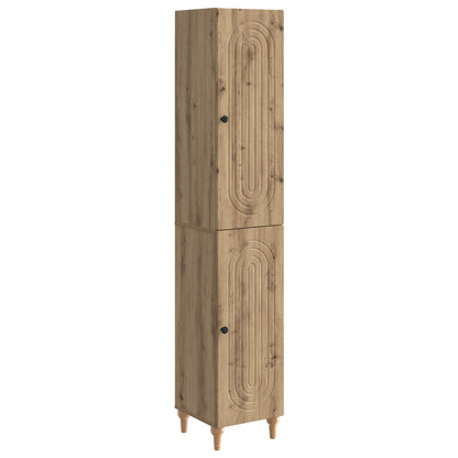 vidaXL Cabinet Set 2 pcs Artisan Oak Engineered Wood