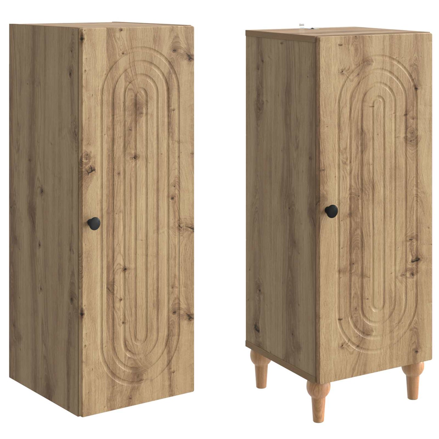 vidaXL Cabinet Set 2 pcs Artisan Oak Engineered Wood