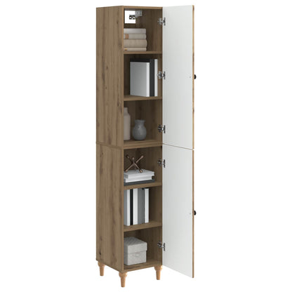 vidaXL Cabinet Set 2 pcs Artisan Oak Engineered Wood
