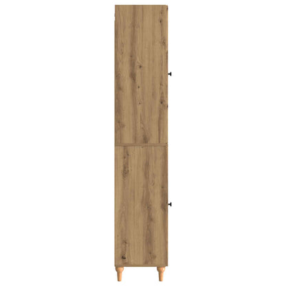 vidaXL Cabinet Set 2 pcs Artisan Oak Engineered Wood