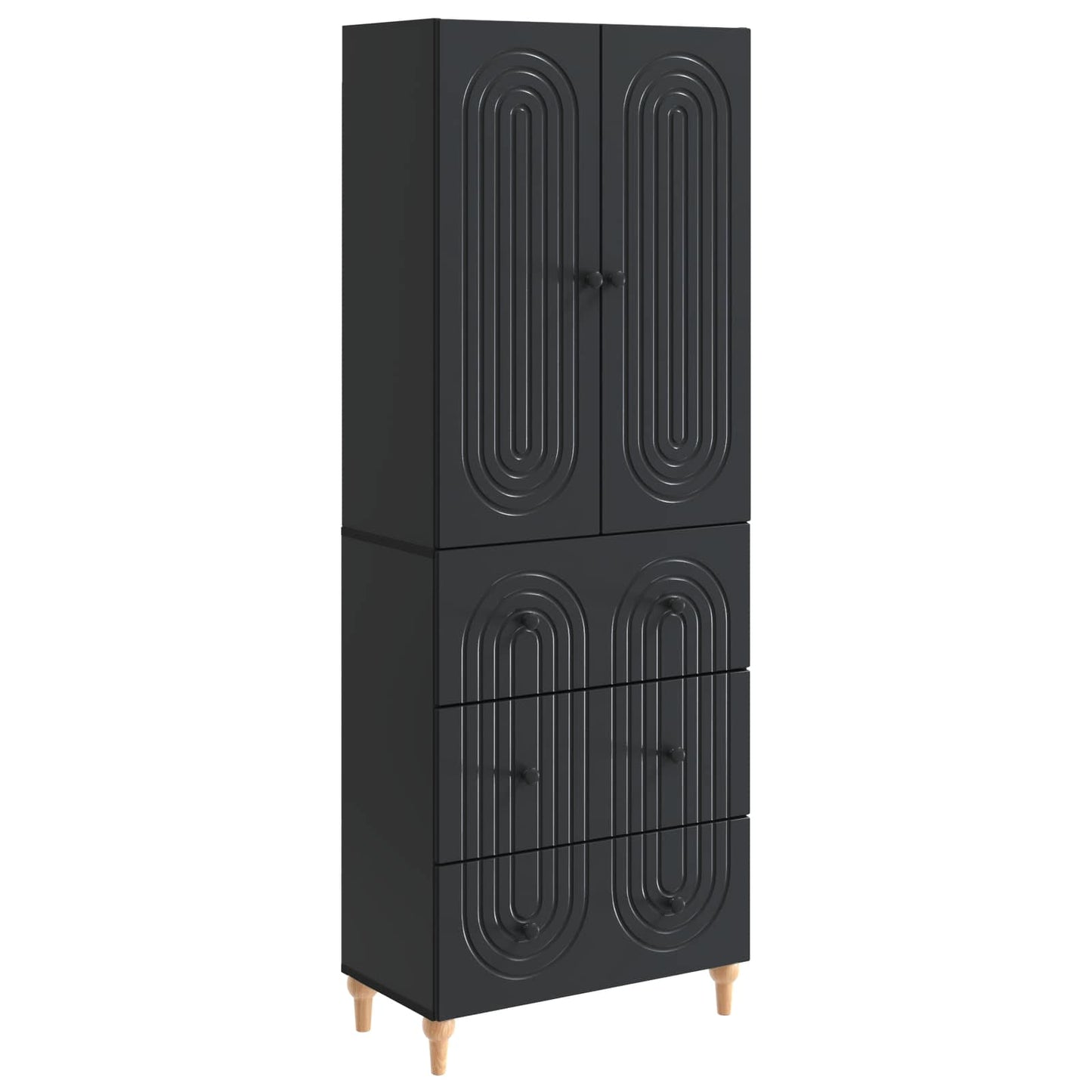 vidaXL Cabinet Set 2 pcs Engineered Wood