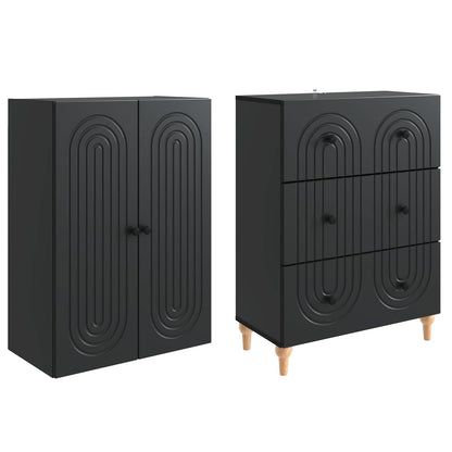 vidaXL Cabinet Set 2 pcs Engineered Wood