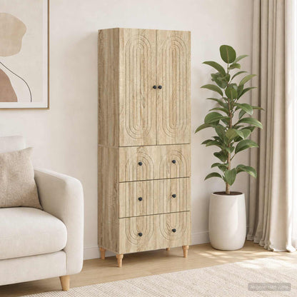 vidaXL Cabinet Set 2 pcs Engineered Wood