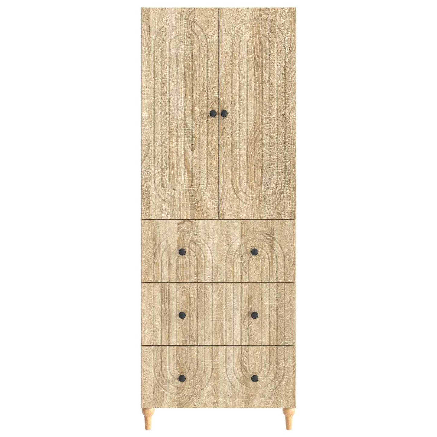 vidaXL Cabinet Set 2 pcs Engineered Wood