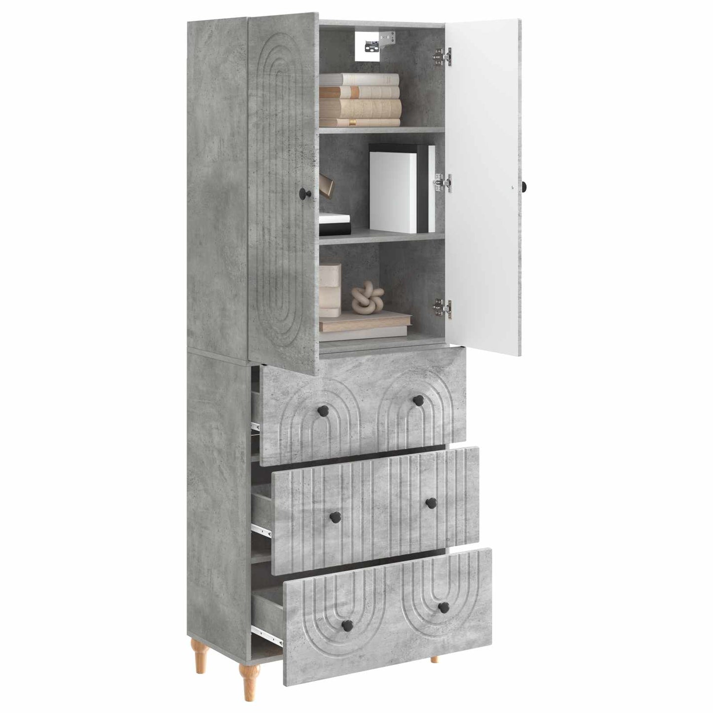 vidaXL Cabinet Set 2 pcs Engineered Wood