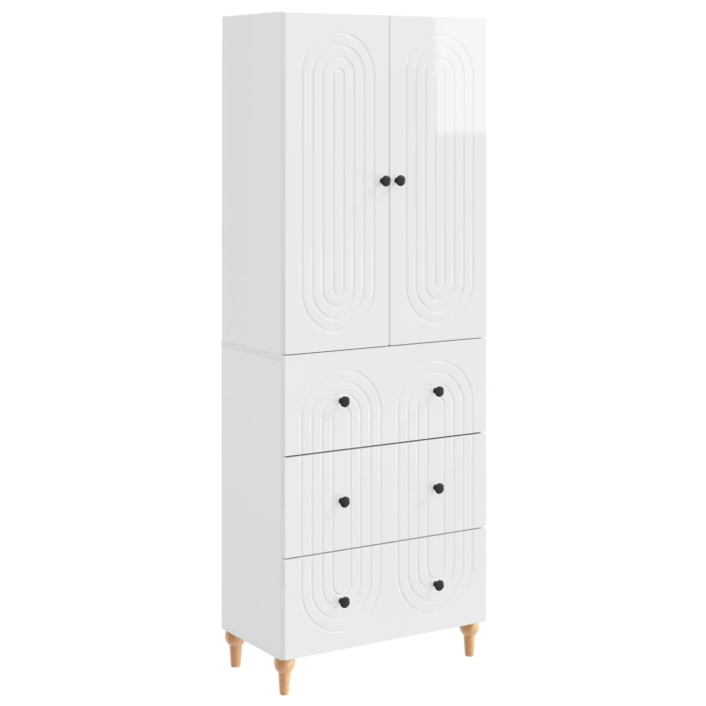 vidaXL Cabinet Set 2 pcs Engineered Wood