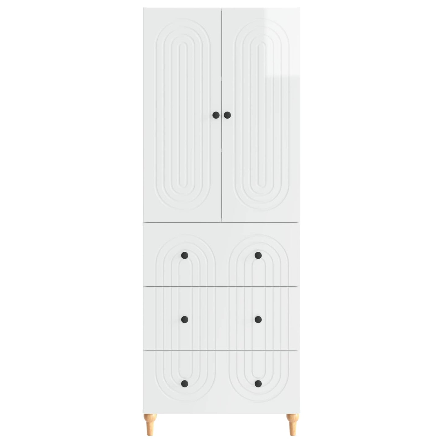 vidaXL Cabinet Set 2 pcs Engineered Wood
