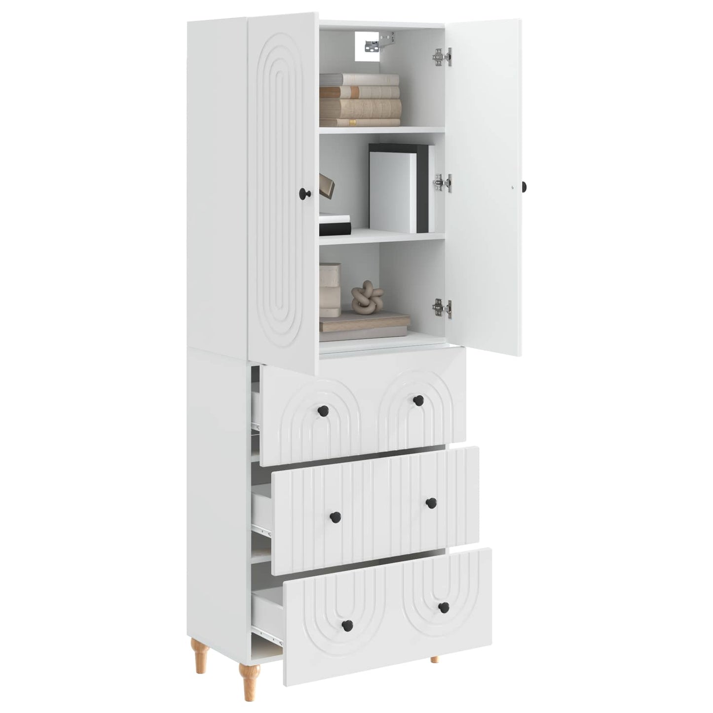 vidaXL Cabinet Set 2 pcs Engineered Wood