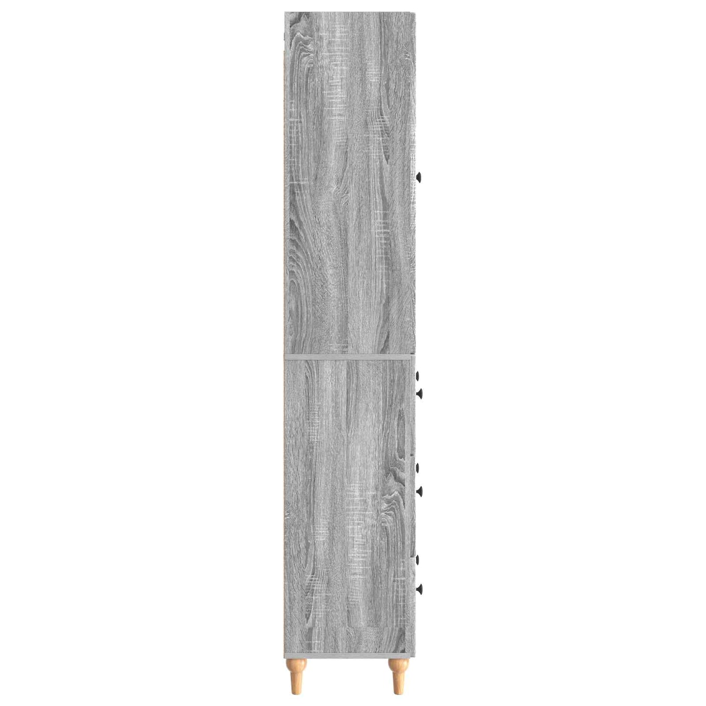vidaXL Cabinet Set 2 pcs Grey Sonoma Engineered Wood