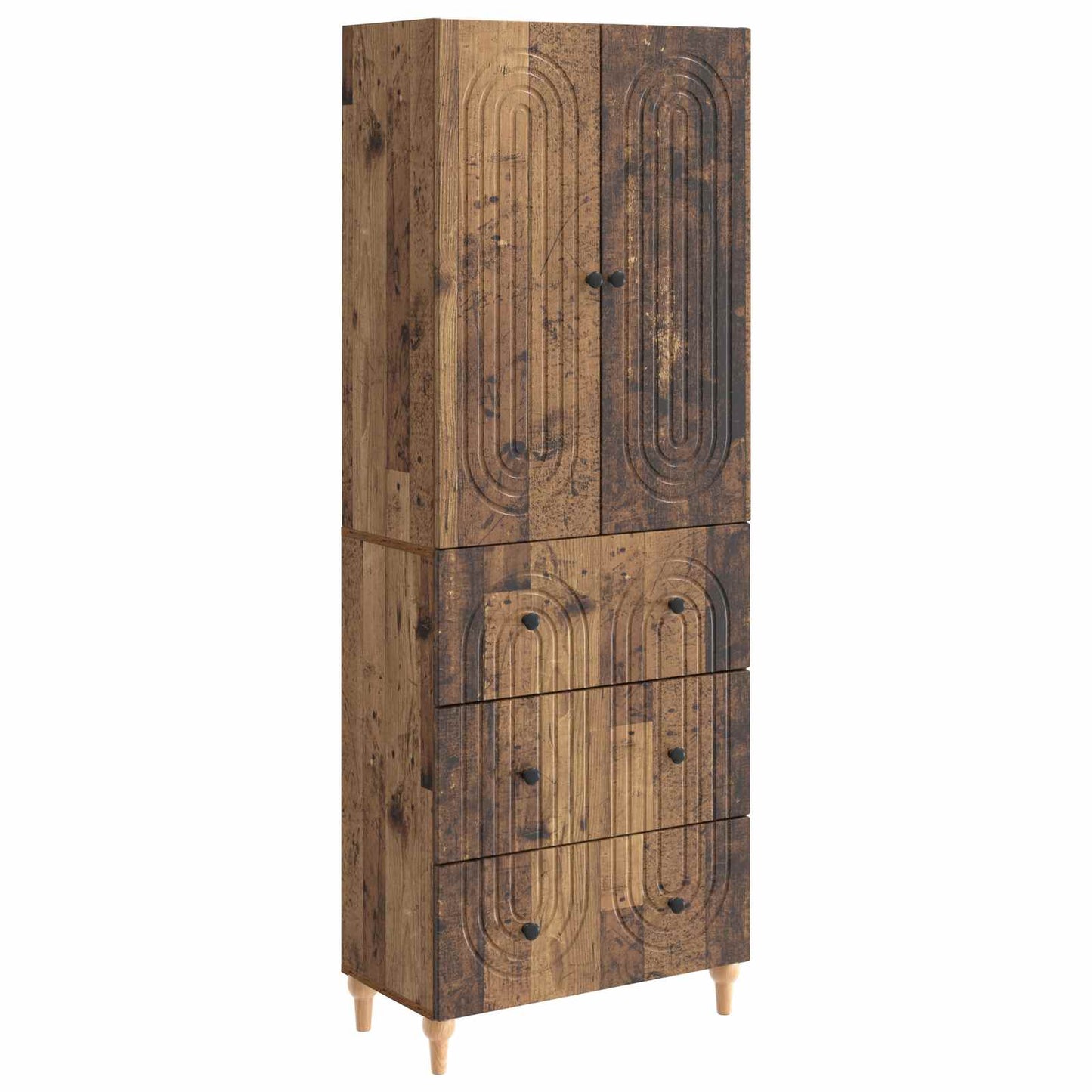 vidaXL Cabinet Set 2 pcs Engineered Wood