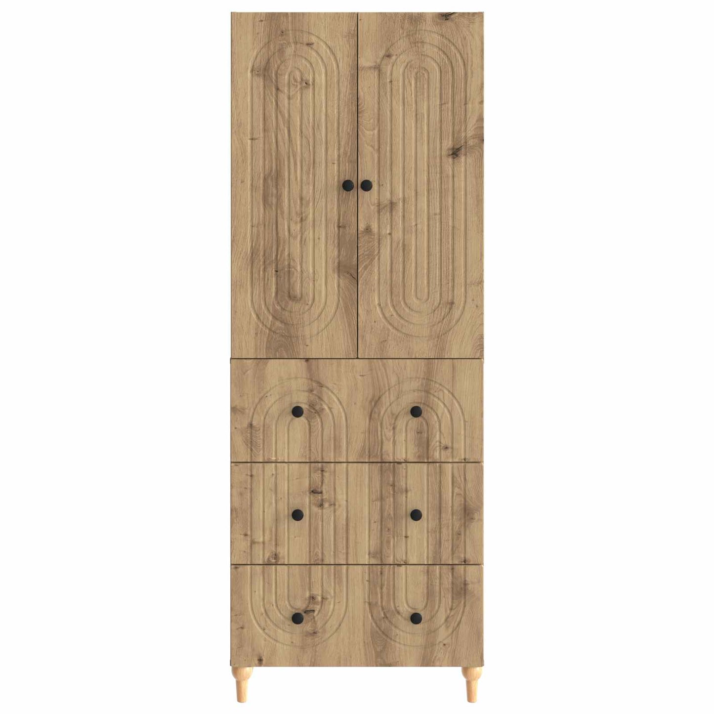 vidaXL Cabinet Set 2 pcs Engineered Wood