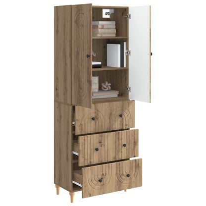 vidaXL Cabinet Set 2 pcs Engineered Wood