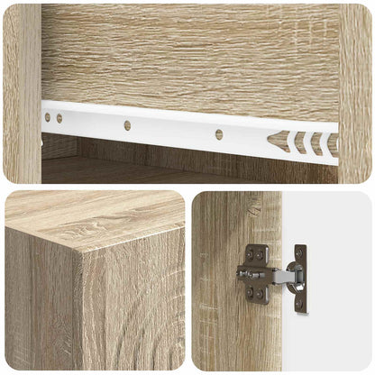vidaXL Cabinet Set 2 pcs Engineered Wood