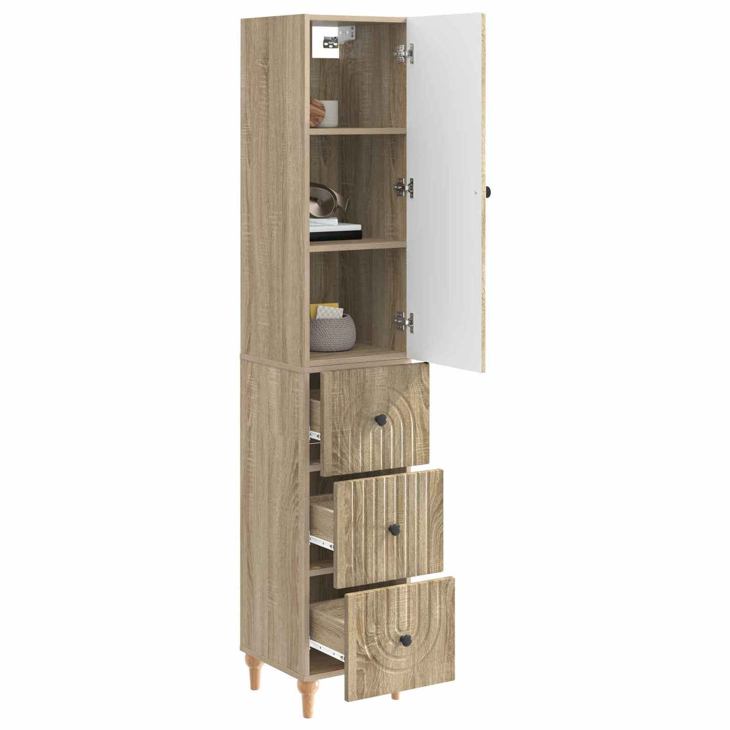 vidaXL Cabinet Set 2 pcs Engineered Wood