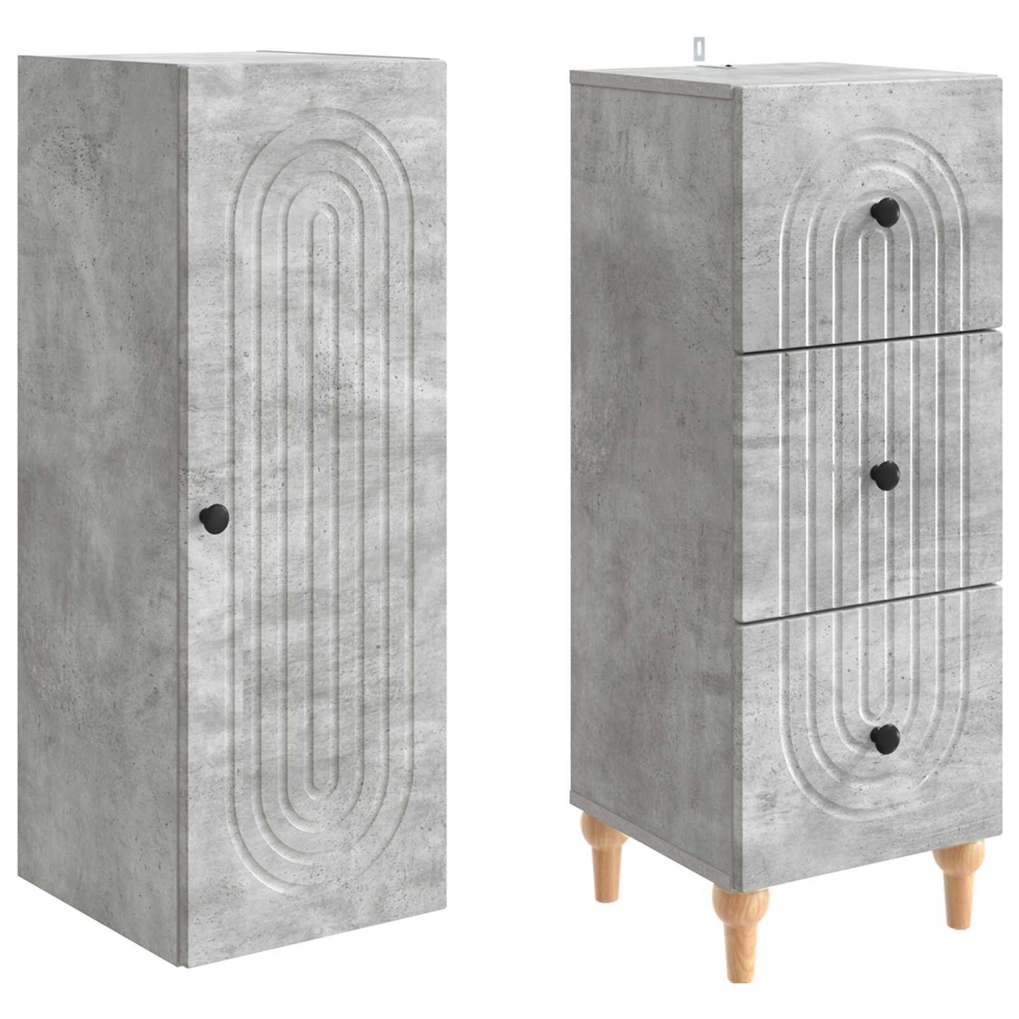 vidaXL Cabinet Set 2 pcs Engineered Wood