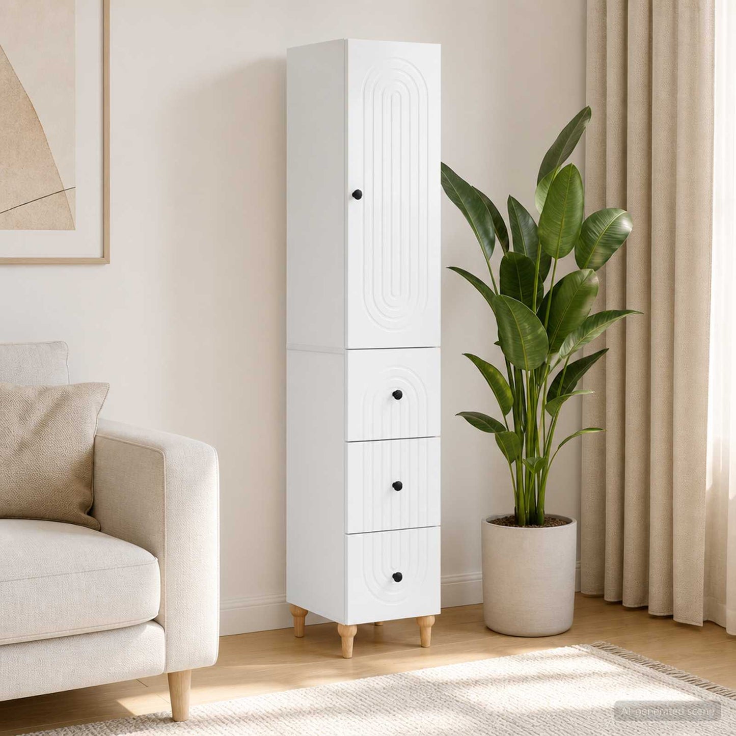 vidaXL Cabinet Set 2 pcs Engineered Wood