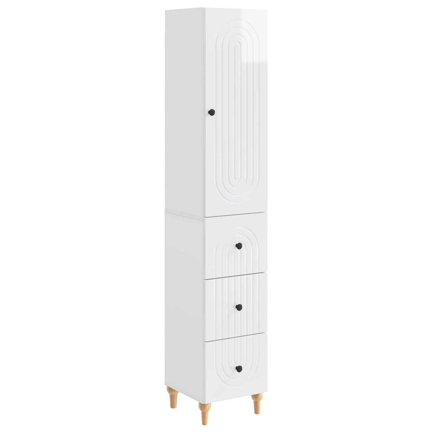 vidaXL Cabinet Set 2 pcs 33 x 34.5 x 90 cm Engineered Wood